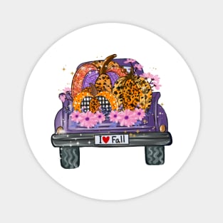 Halloween Truck Magnet